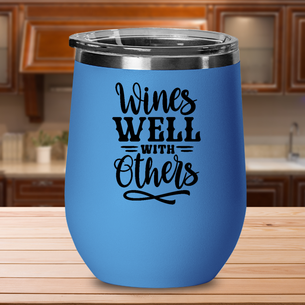 Wines Well With Others - 12oz Stainless Steel Insulated Wine Tumbler