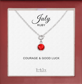 Birthstone Necklace For Birth Month And Personality Traits