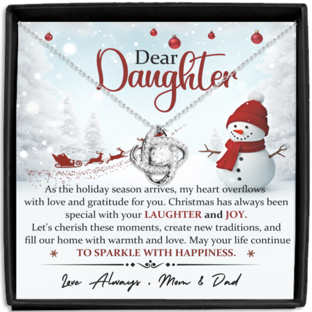 To My Daughter Necklace - Christmas Gift