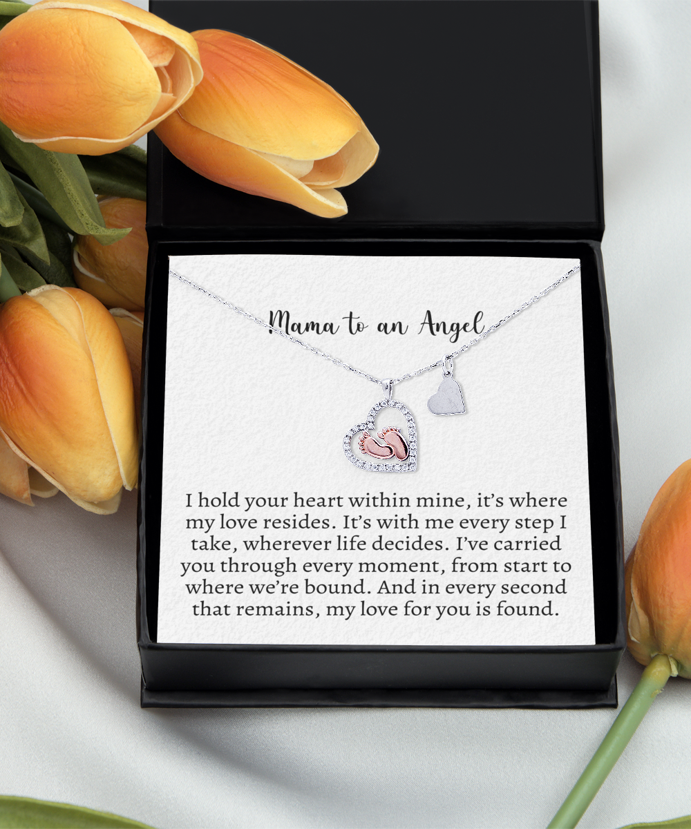 Miscarriage Gift Necklace For Stillborn Necklace For Pregnancy Loss Bereavement Gift Mama of an angel necklace