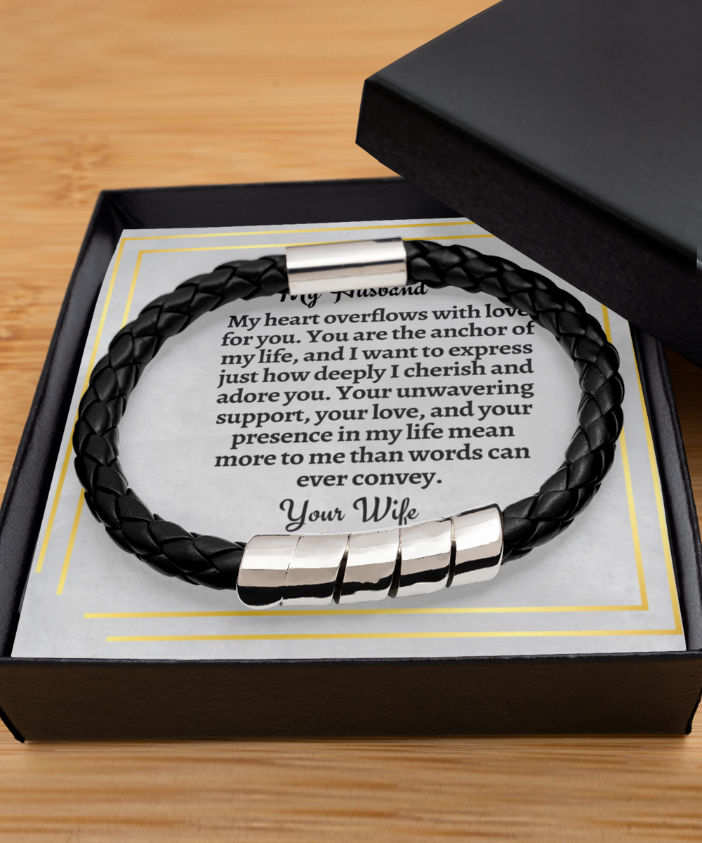 To My Husband Bracelet - The Gift For Any Occassion