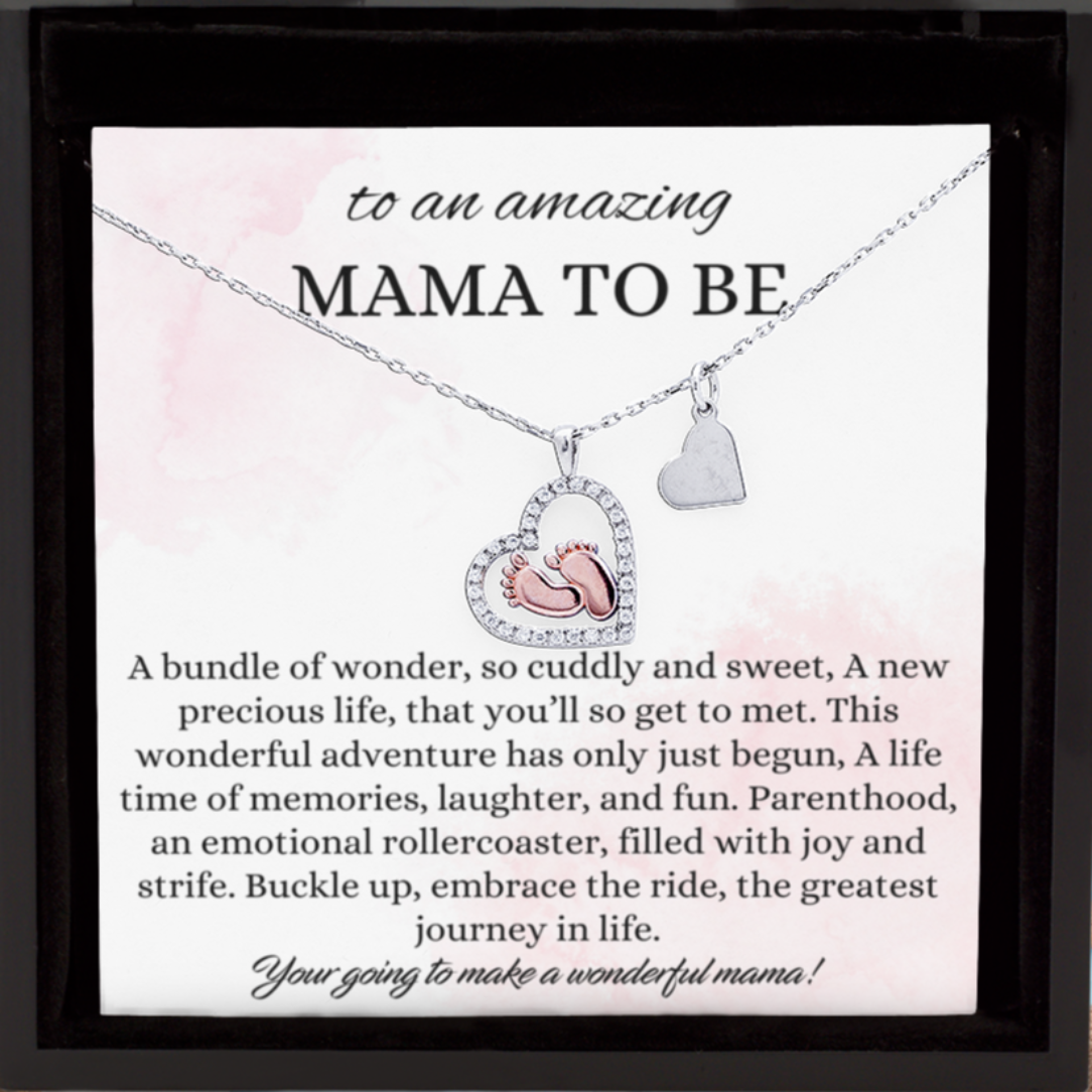 Baby Footprints On My Heart: Pregnancy Gift For New Mom Gift